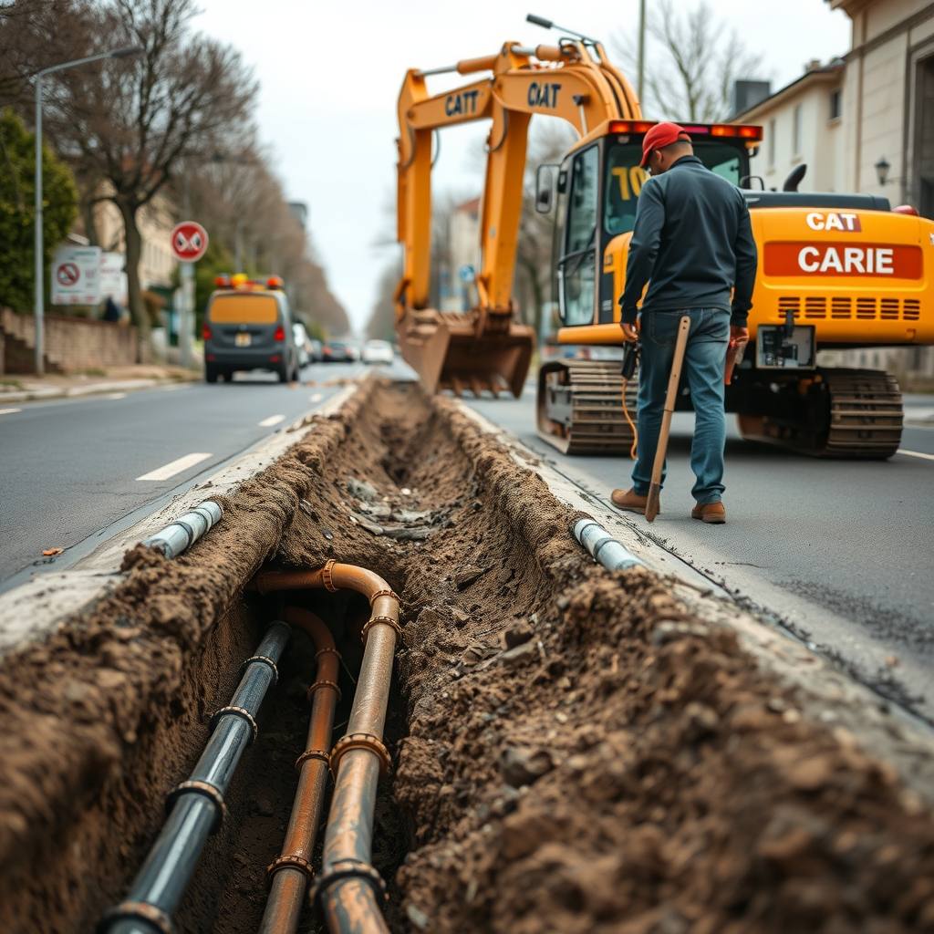 travaux publics à Paris (illustration)